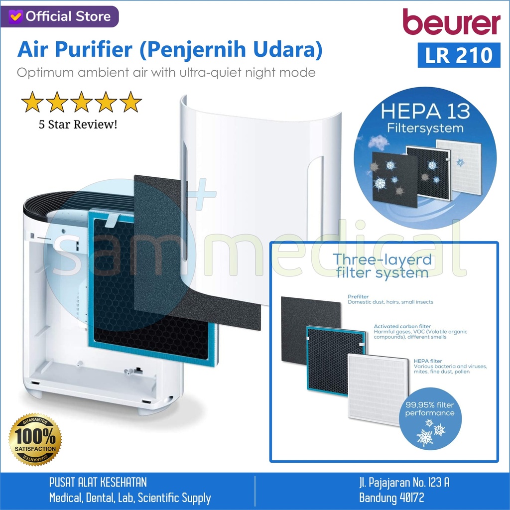Beurer Air Purifier / Penjernih Udara LR 210