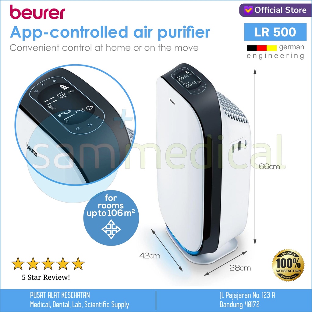 Beurer Air Purifier / Penjernih Udara LR 500