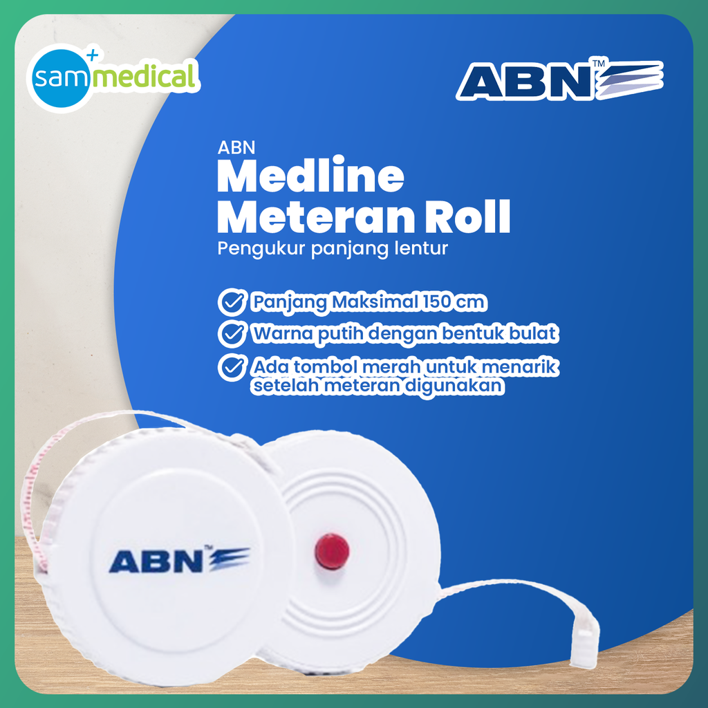 [00120150030] ABN Measuring Tape / Meteran Rol