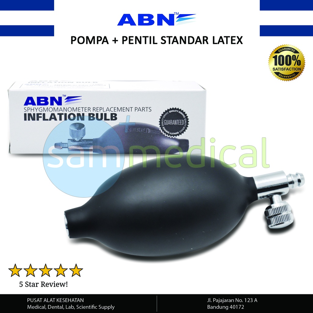 ABN Pompa + Pentil Standar Latex (Box)