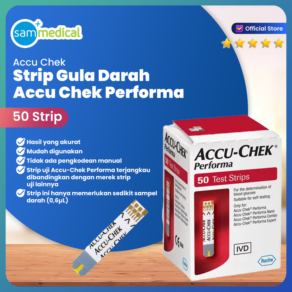 [00120150055] Accu Chek Performa Strip - 50 strip