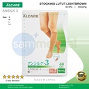 Alcare Ansilk III Stocking Lightbrown Lutut - Size L