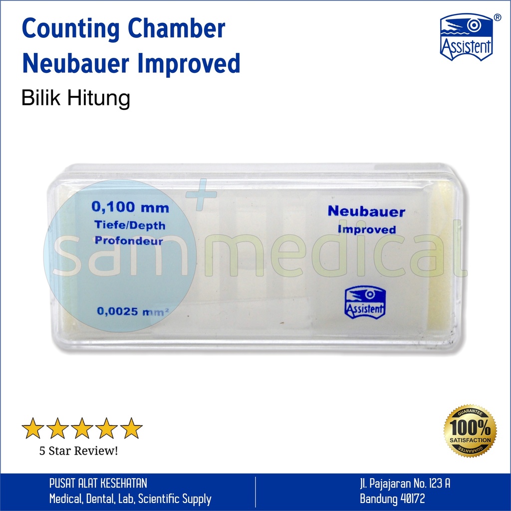 [00120150163] Assistent Counting Chamber Neubauer IMP CAT 442/2