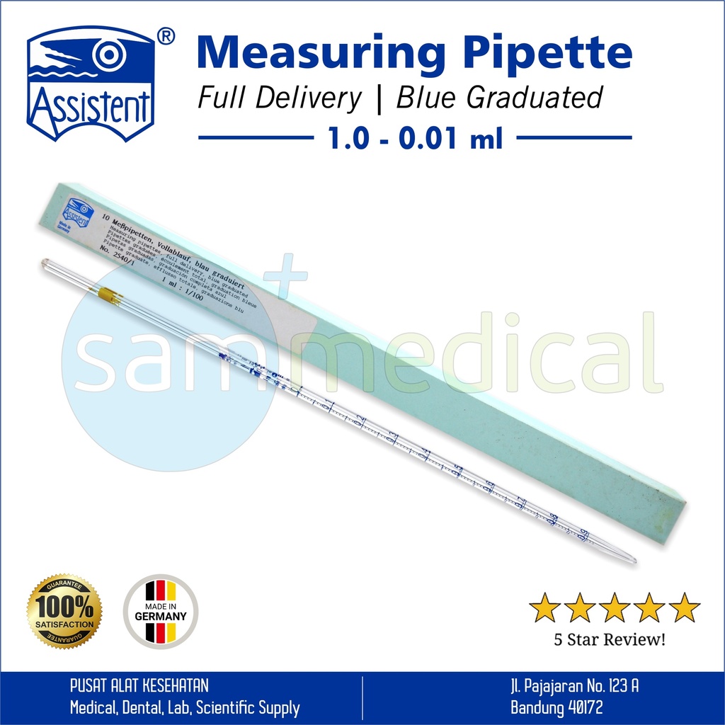 [00120150185] Assistent Pipet Ukur 1.0-0.01ml