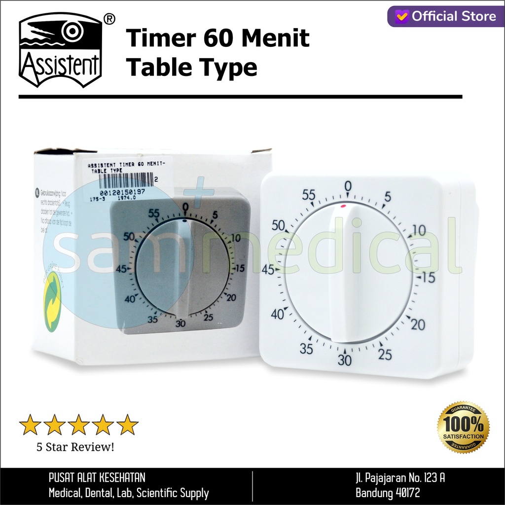 Assistent Timer 60 Menit Table Type