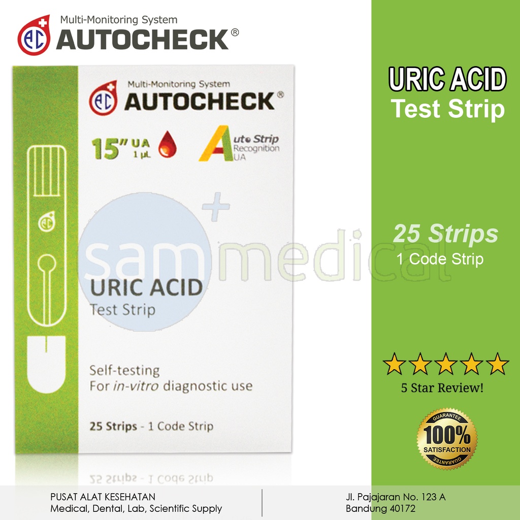 [00120150207] Autocheck Strip Uric Acid @25