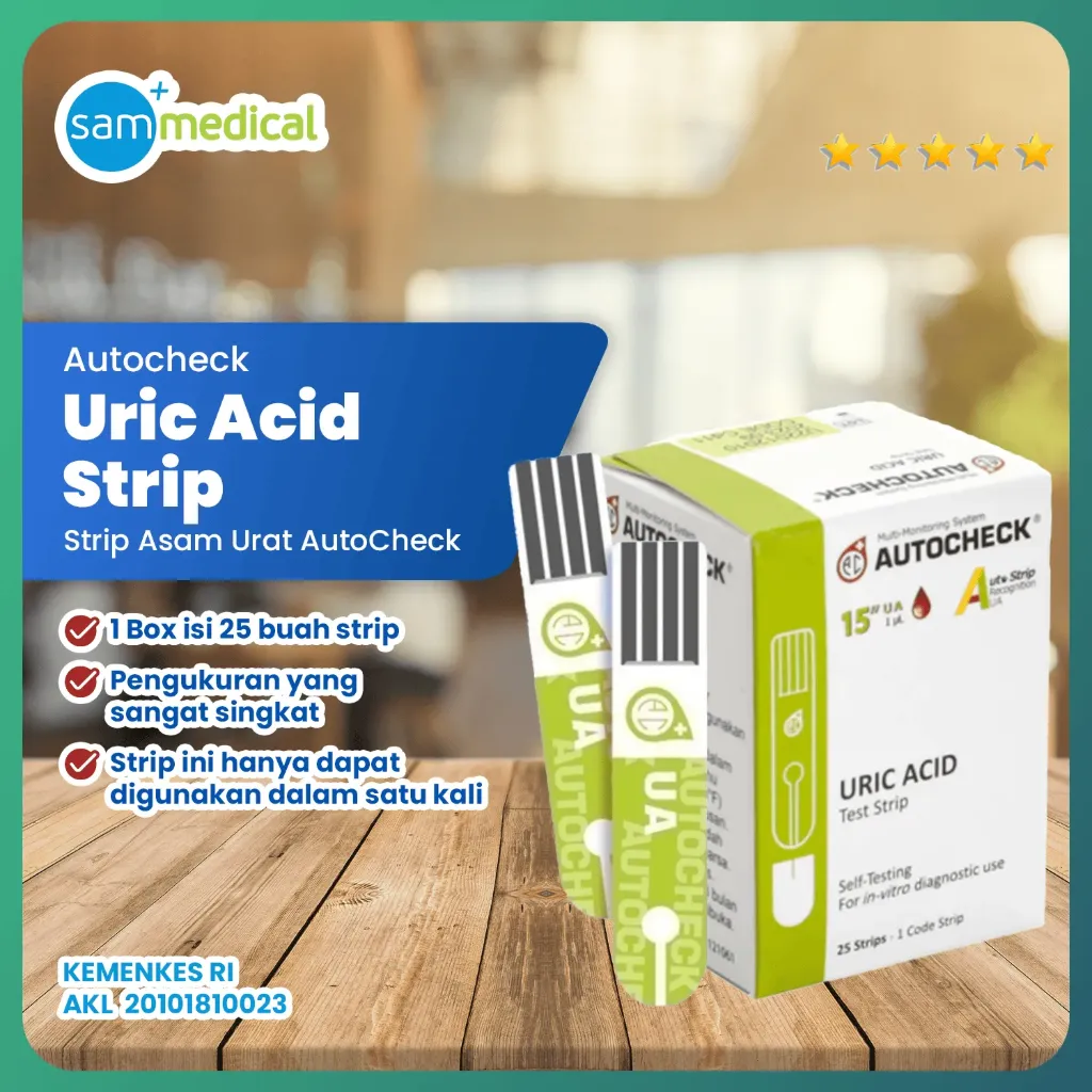[00120150207] Autocheck Strip Uric Acid @25