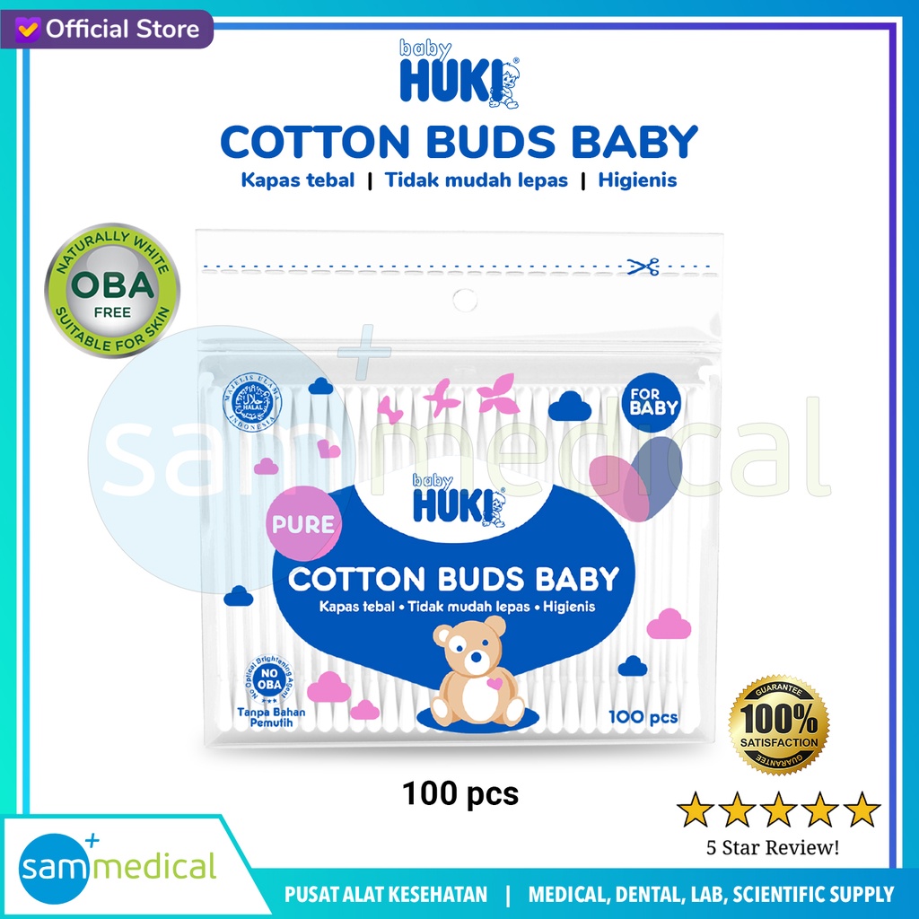 [00120150247] Baby Huki Cotton Bud Zak Extra Fine (Baby)(C10081) @100s