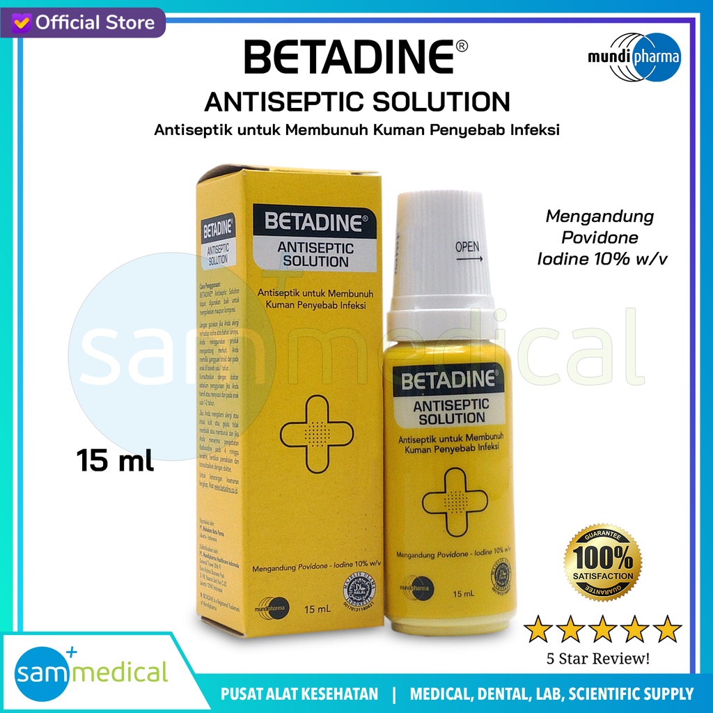 [00220150289] Betadine Solution - 15ml