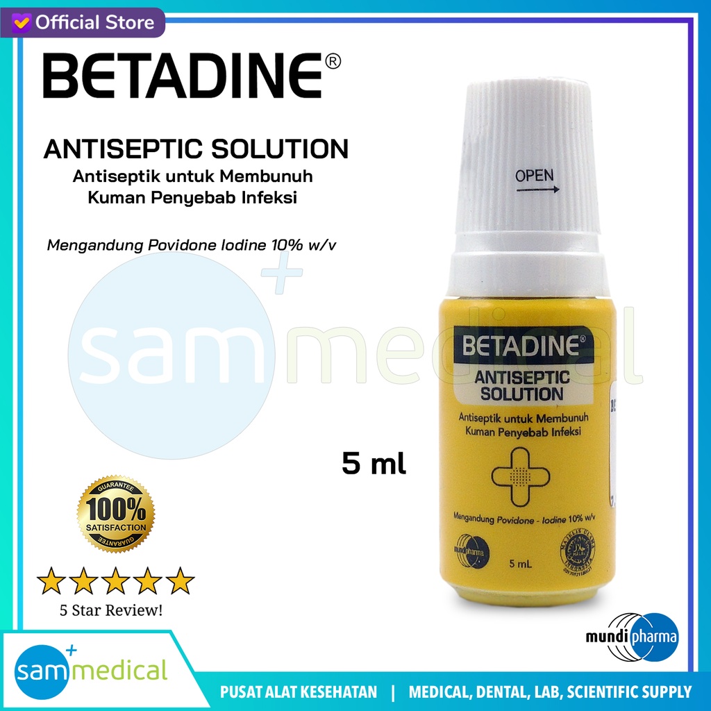 [00220150291] Betadine Solution - 5ml