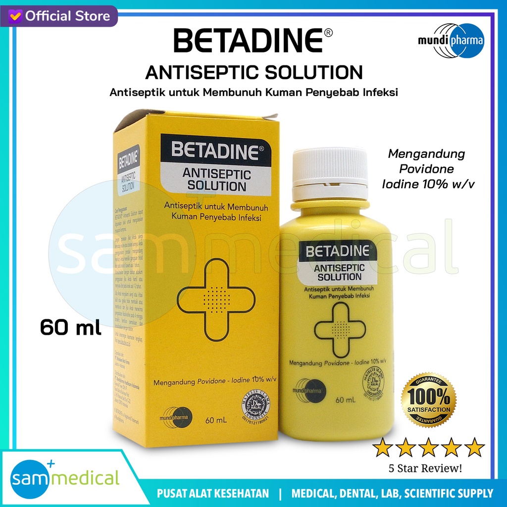[00220150292] Betadine Solution - 60ml