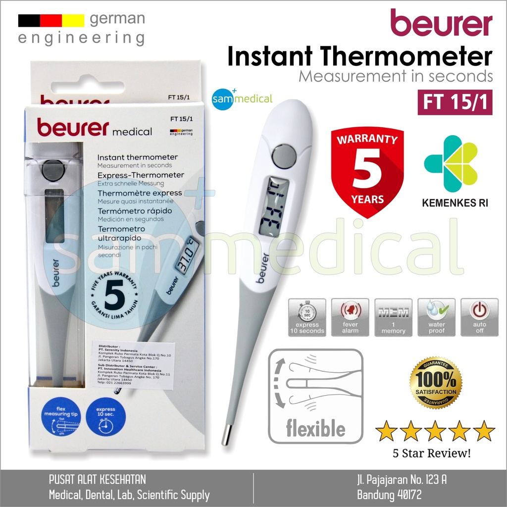 Beurer Express Thermometer FT 15/1