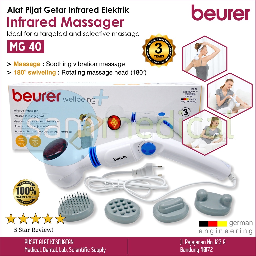[00120150310] Beurer Infra Red Body Massager - MG 40