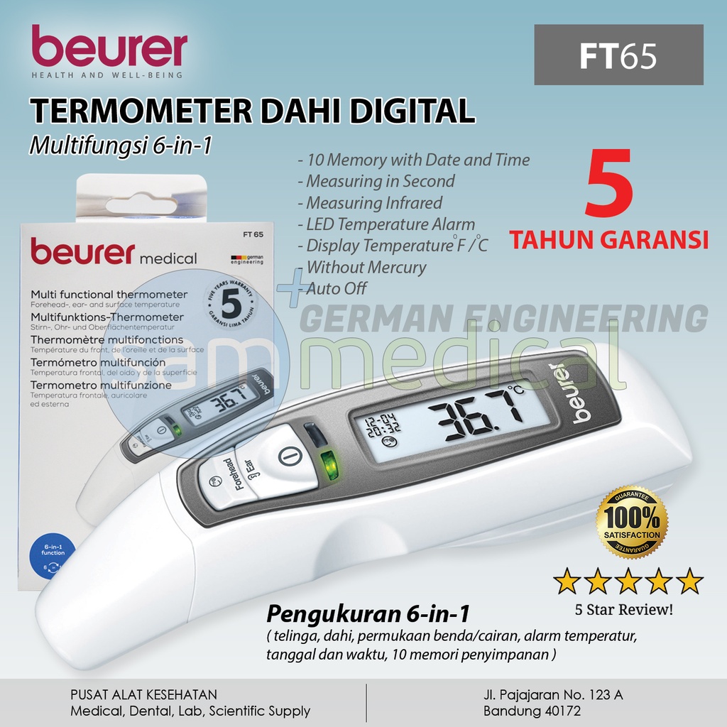 Beurer Infrared Digital Thermometer FT 65