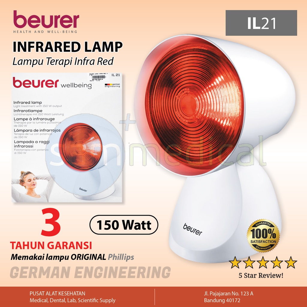 [00120150314] Beurer Lampu Infra Red IL 21