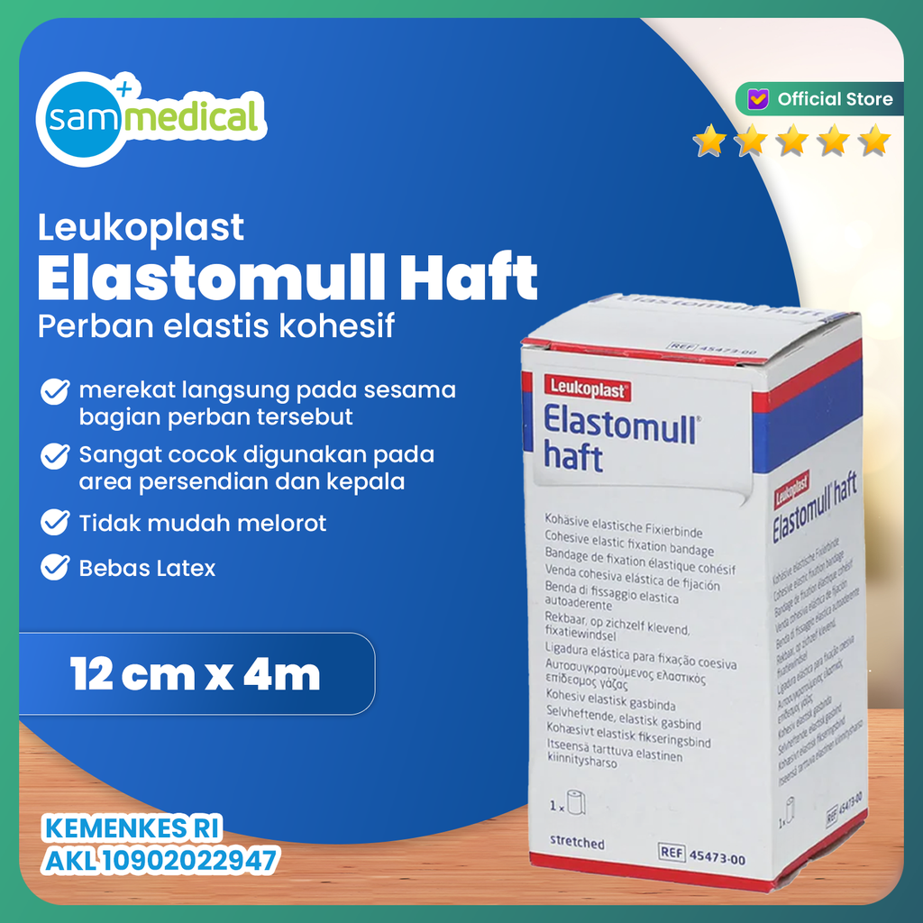 [00120150440] BSN Elastomull Haft 12cmx4m