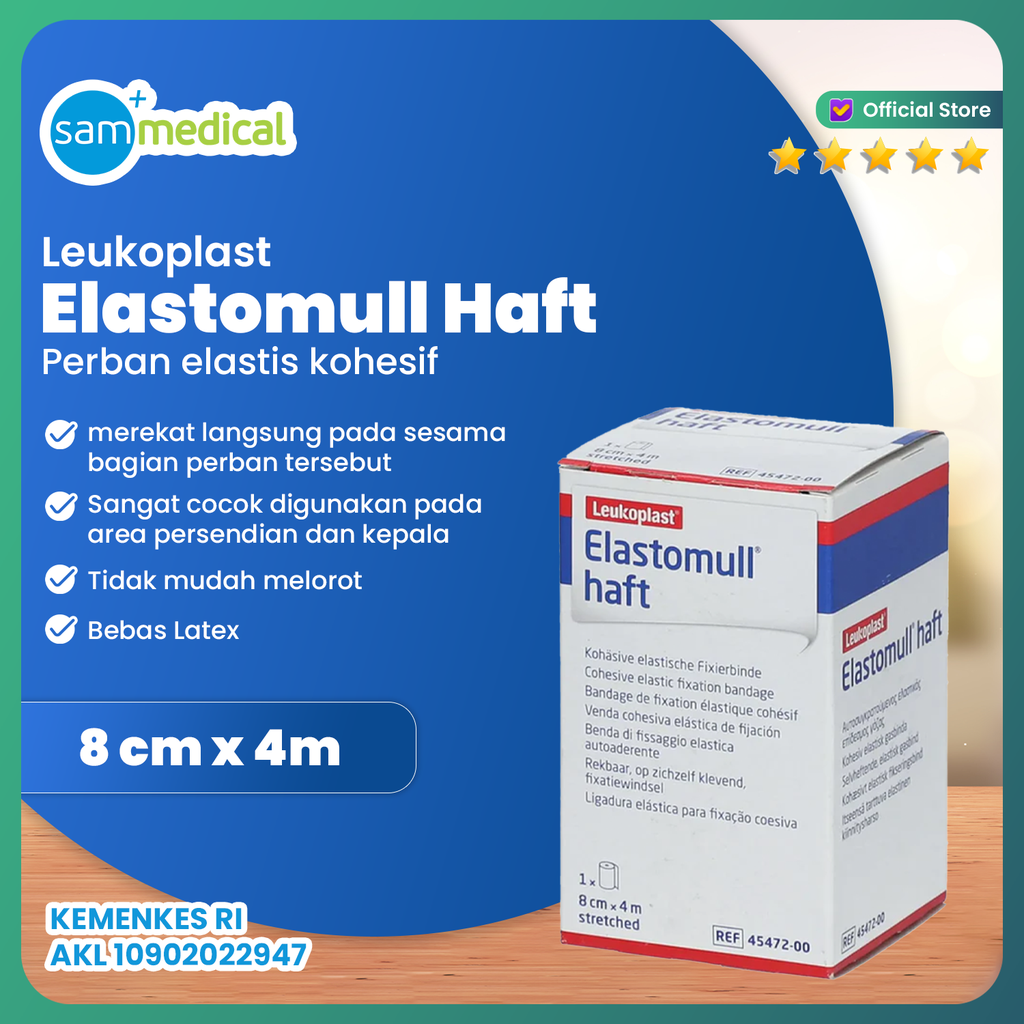 [00120150441] BSN Elastomull Haft 8cmx4m