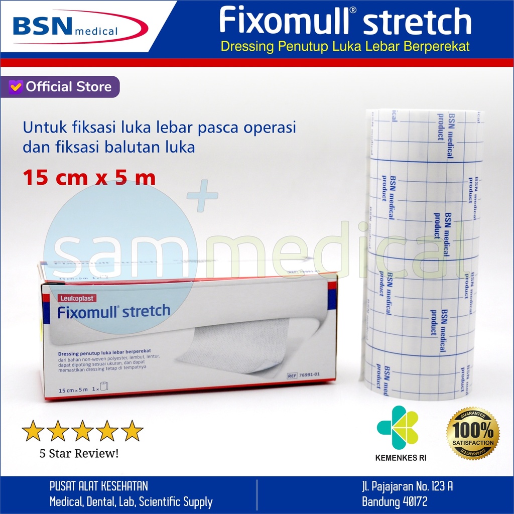 [00120150442] BSN Fixomull Stretch 15cmx5meter