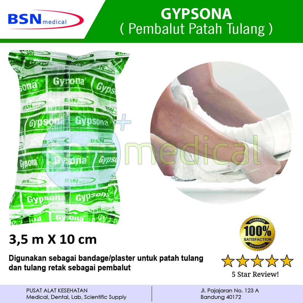 [00120150448] BSN Gypsona 4" - 10 cm x 3.5 meter