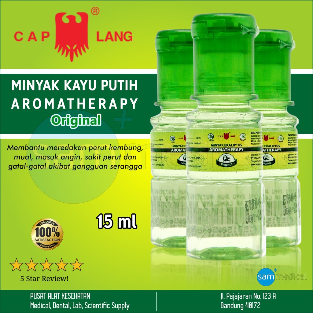 [00220150482] Cap Lang Minyak Kayu Putih Aromatherapy Original 15ml