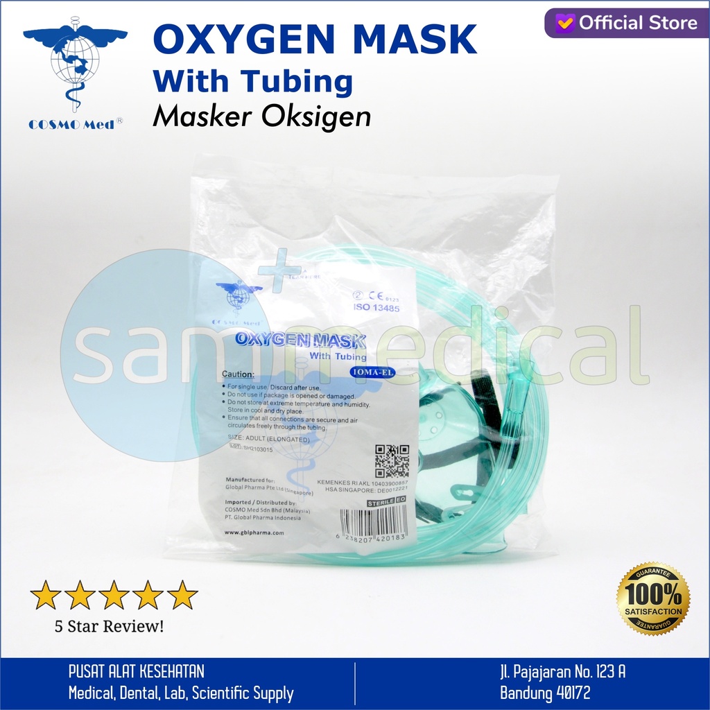 [00120150579] Cosmo Med Masker Oksigen Dewasa