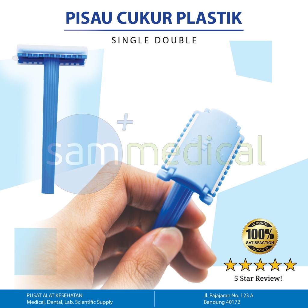 [00120150593] Dahlhausen Pisau Cukur Plastik Double  - German