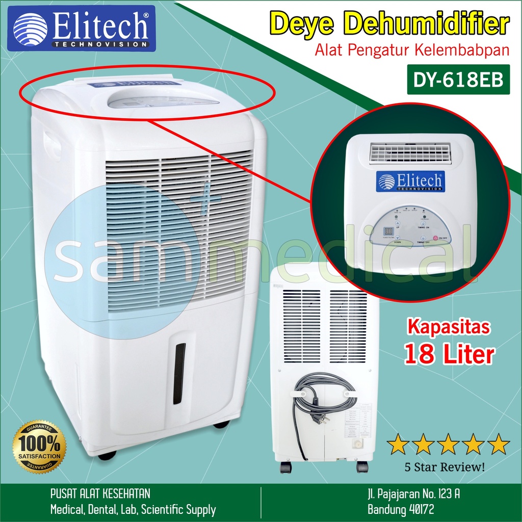 [00120150612] Deye Dehumidifier Cap 18 ltr DY-618EB