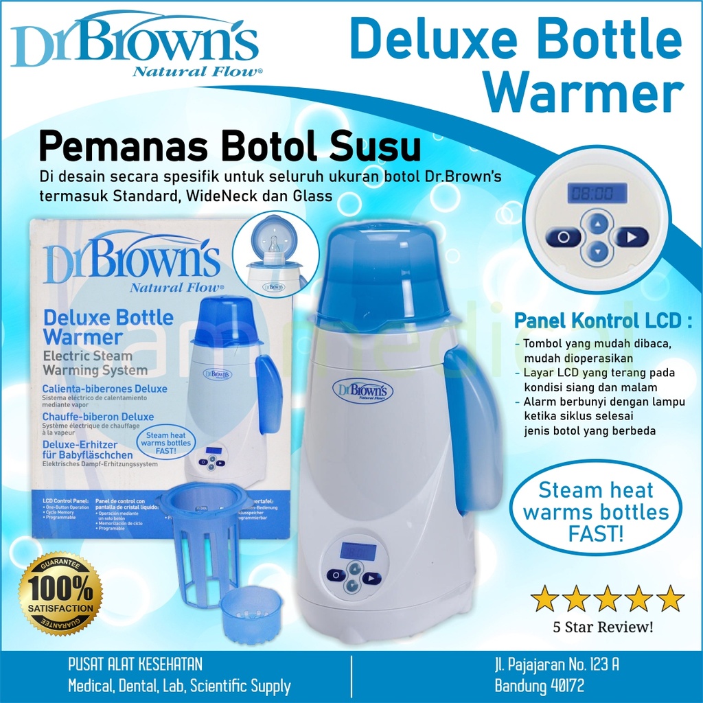 [00620150622] Dr Browns Deluxe Bottle Warmer