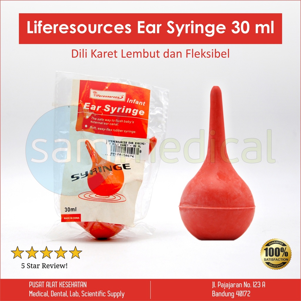 [00120150674] Liferesources Ear Syringe / Dili Karet - 30 ml
