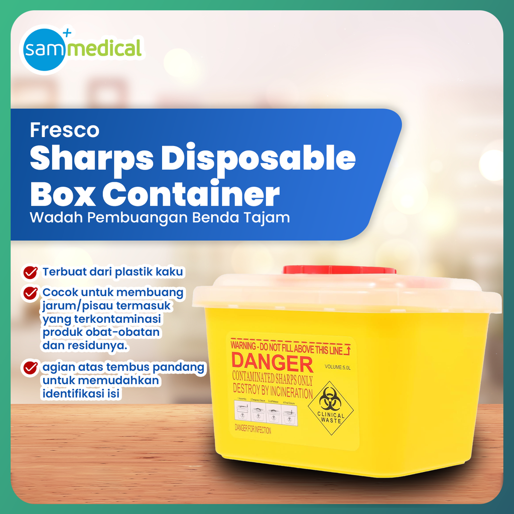 [00320150837] Fresco Biohazzard Container 5 liter