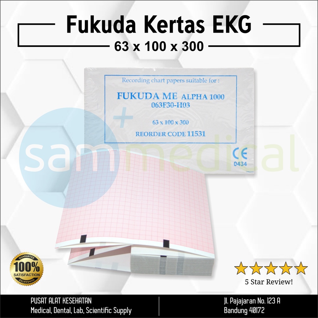 [00120150857] Fukuda Kertas EKG 63 x 100 x 300 mm