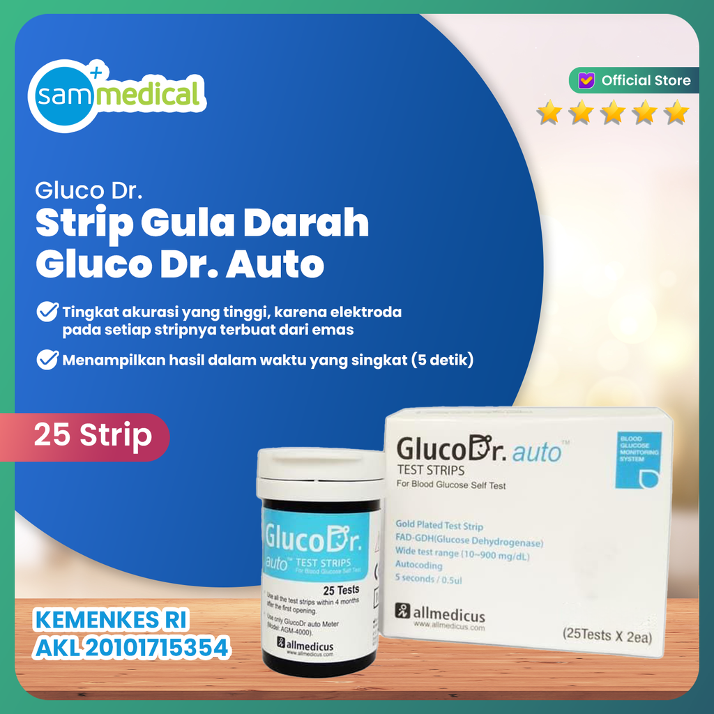 Gluco Dr. Strip Auto @25strip
