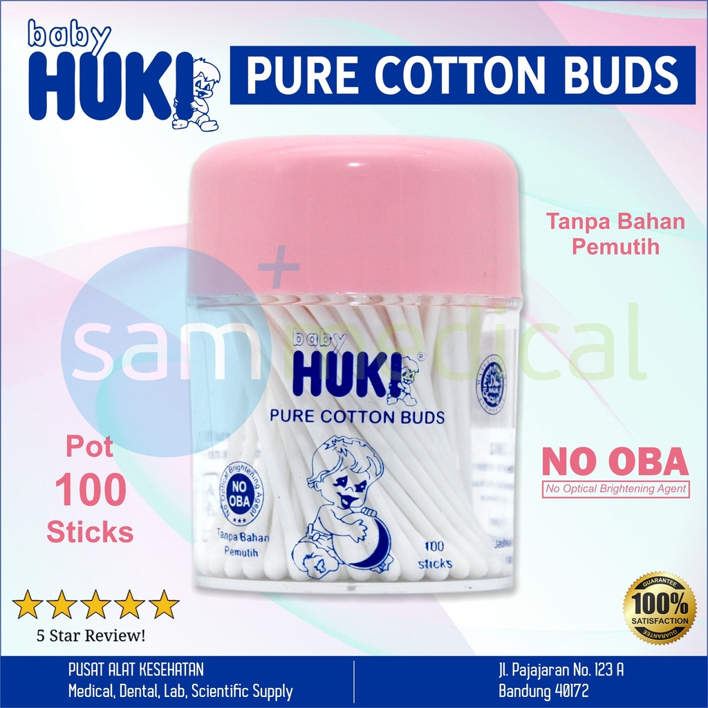 Baby Huki Cotton Bud Pot (Dewasa)(C10012)@100s