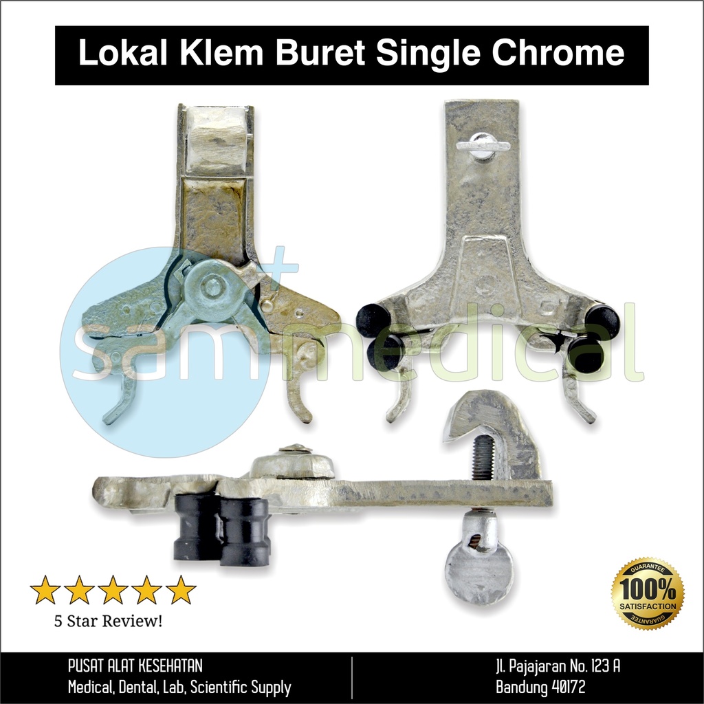 Lokal Klem Buret Single Chrome