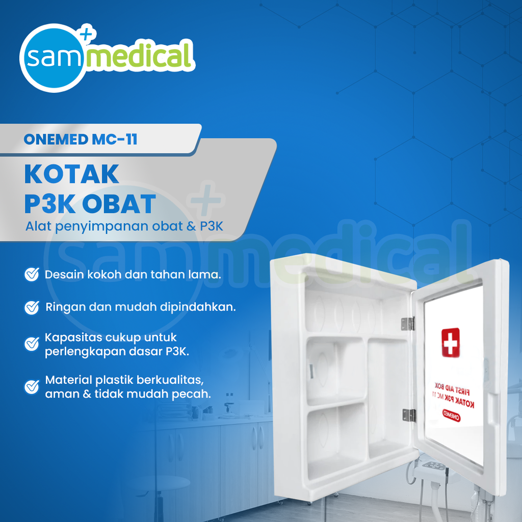 [00120151485] Maspion Kotak P3K Obat Sedang MC11