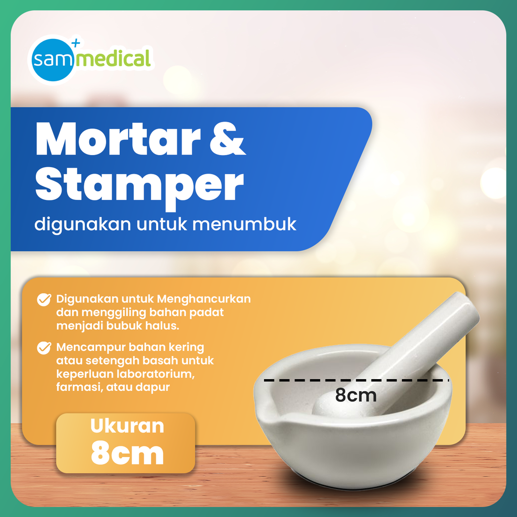 [00320151583] Mortar & Stamper - 8 cm