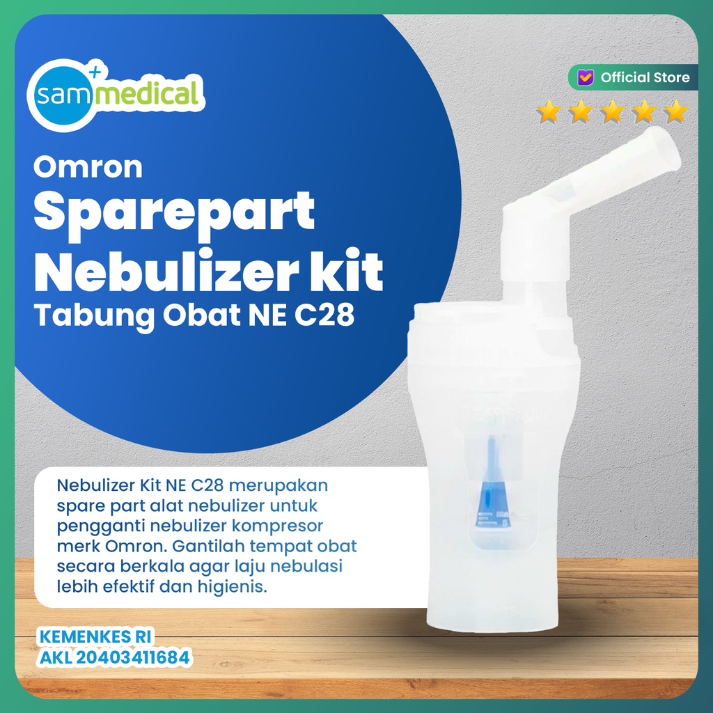 [00120151696] Omron Spare Part - Nebulizer Kit NE C28