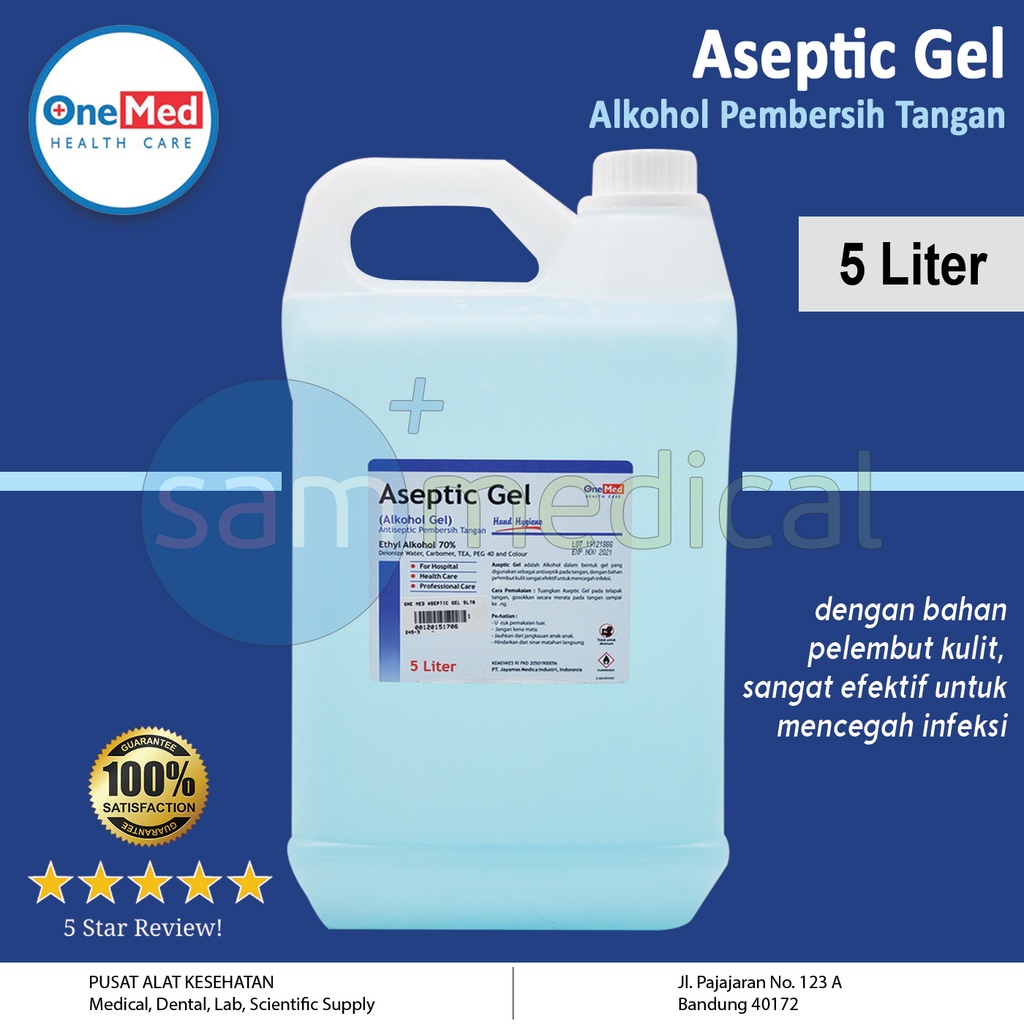 One Med Aseptic Gel Galon 5ltr