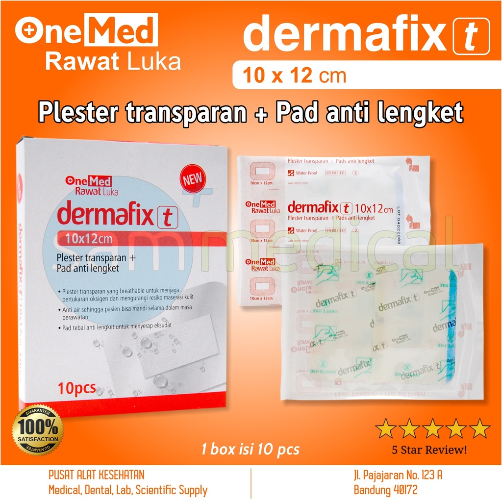 [00120151708] One Med Dermafix t - 10x12cm @pcs