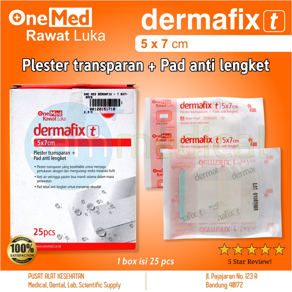 [00120151710] One Med Dermafix t - 5x7cm @pcs