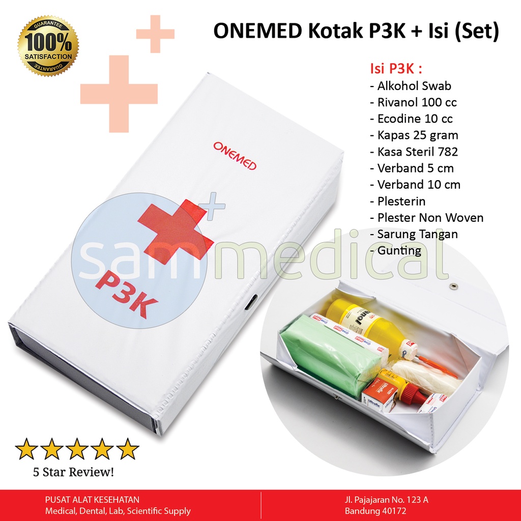 One Med Kotak P3K + Isi (Set)