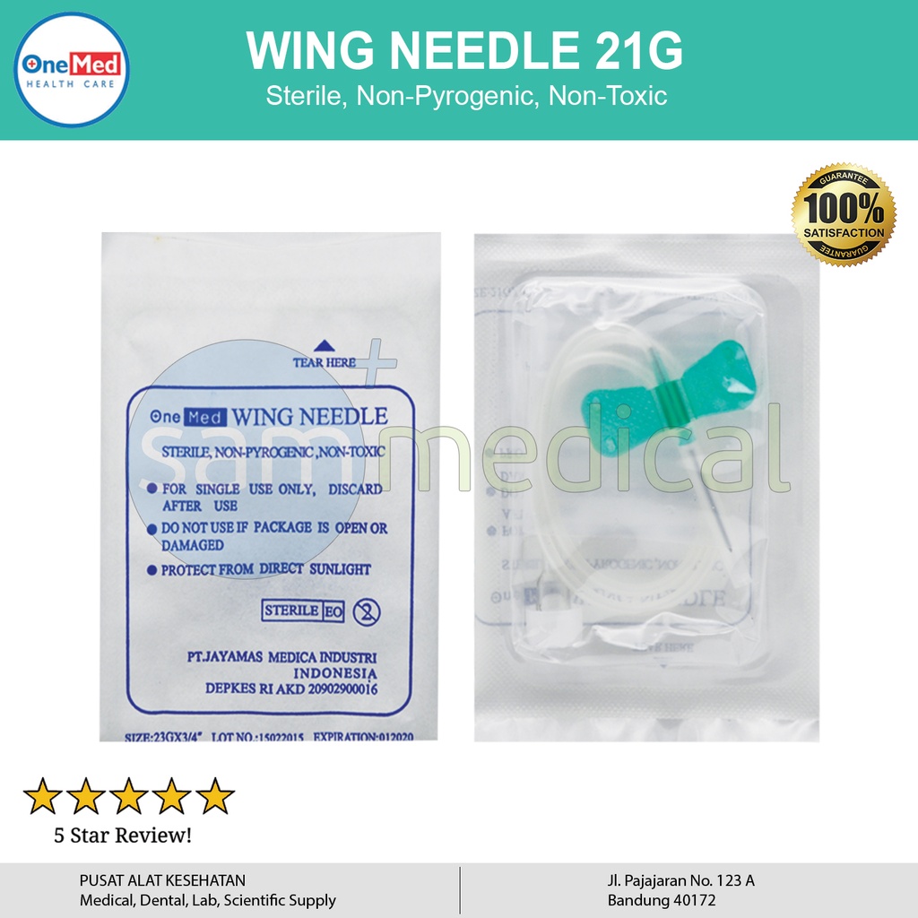 One Med Wing Needle 21G @pcs