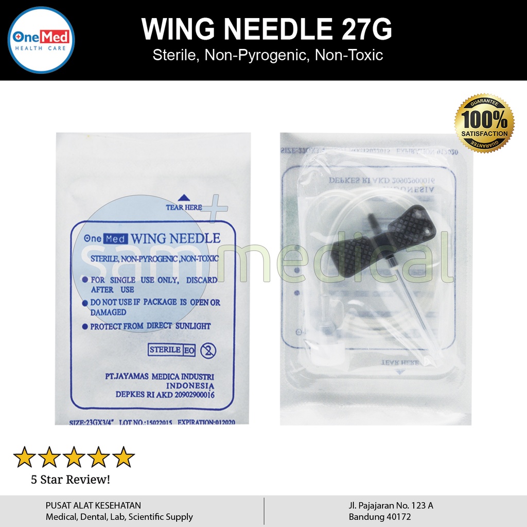 One Med Wing Needle 27G @pcs
