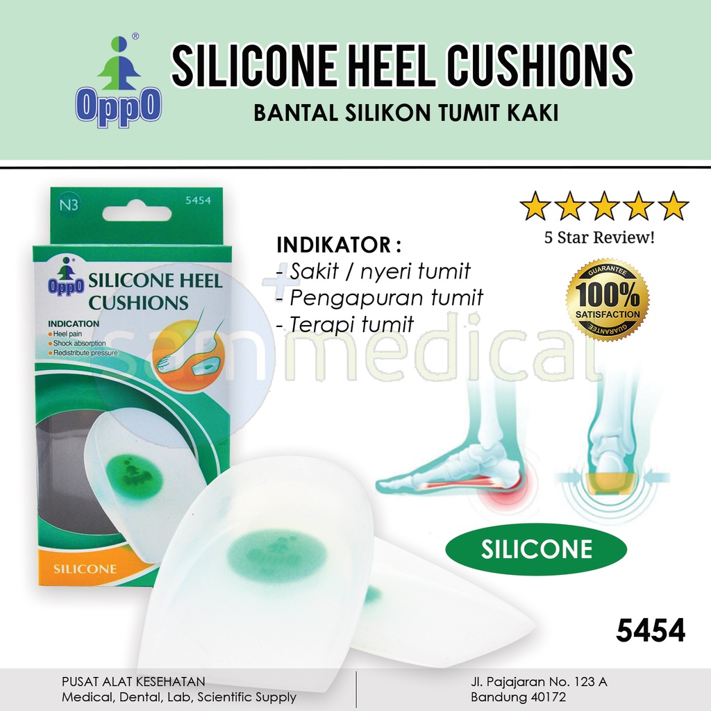 [00120151789] Oppo Silicone Heel Cushions N2 - 5454