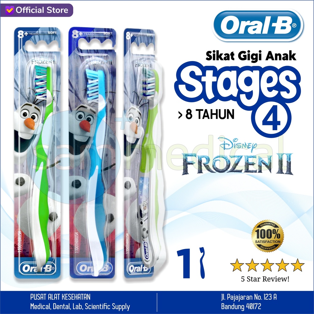 [00720151826] Oral B Stages 4 usia 8th keatas