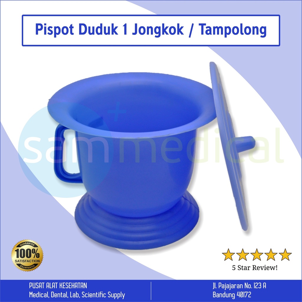 Pispot Duduk 1 Jongkok / Tampolong