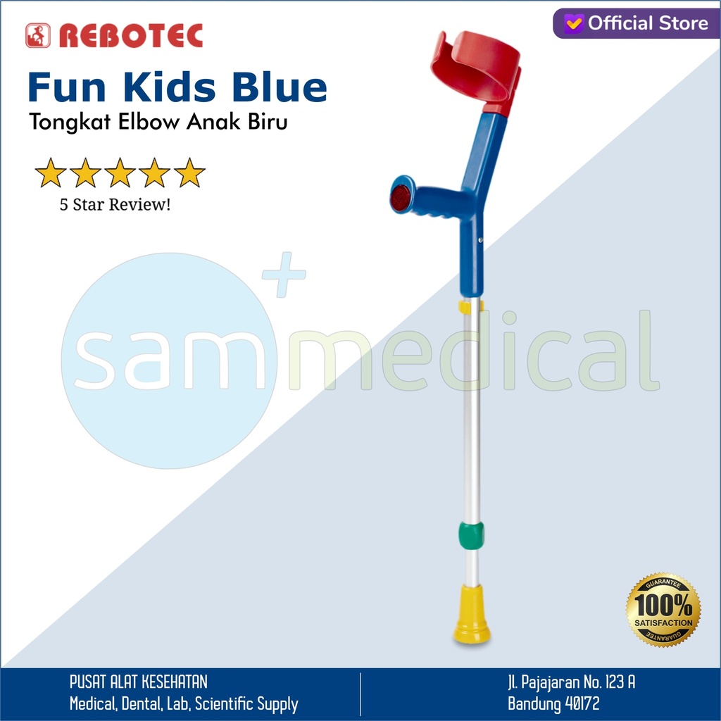 Rebotec Fun Kids Blue / T Elbow Anak Biru