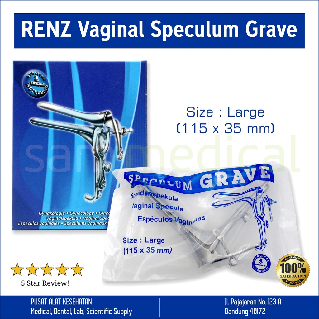 [00120152119] Renz Vaginal Speculum Graves L