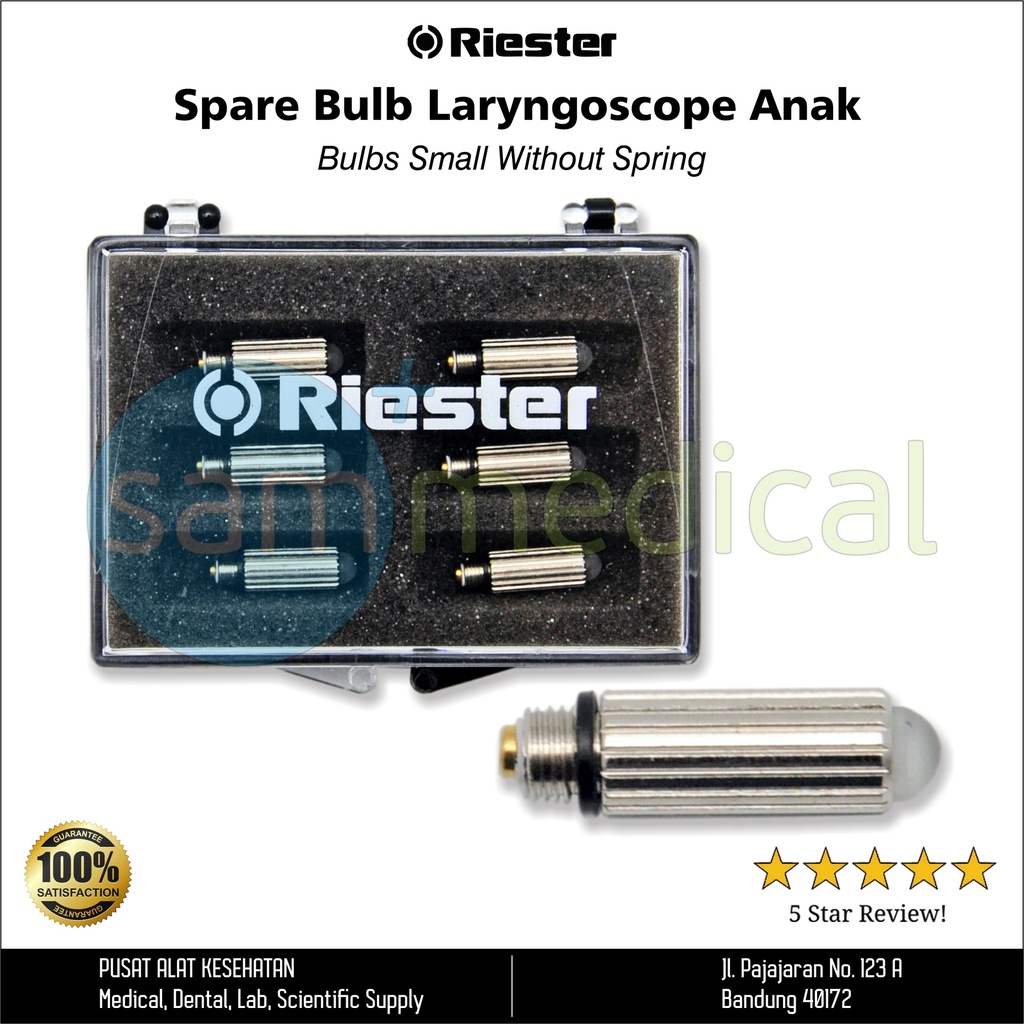 [00120152141] Riester Sparebulb Laryngoscope Halogen Anak CAT 11380