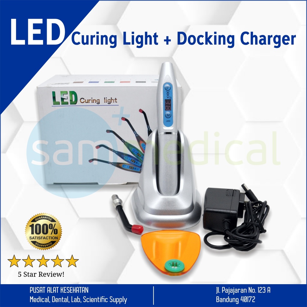 [00720152189] RRC Dental LED Curing Light + docking charger